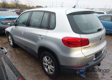 2012 Volkswagen Tiguan S z USA, uszkodzony, nr VIN WVGAV7AX2CW522636